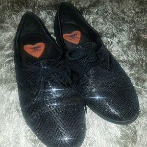 Size 8.5 Glitter Rocket Dog Flats